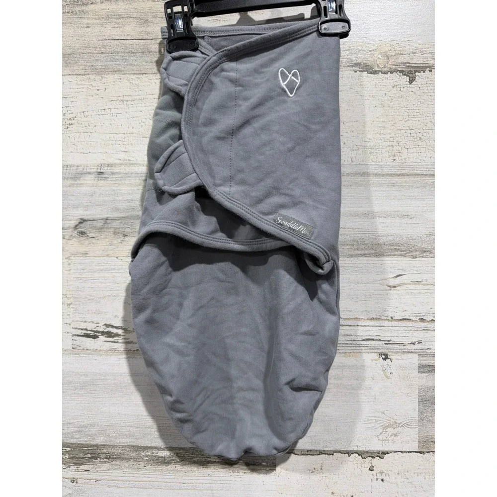 SwaddleMe Original Swaddle Kids Small Medium Gray 7-14lbs Sleep Sack EUC